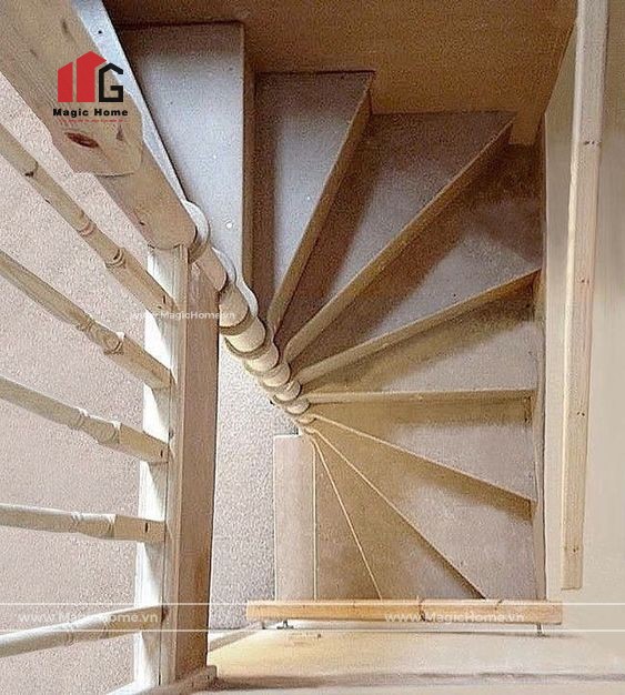 Các mẫu cầu thang cho nhà hẹp giúp tiết kiệm diện tích