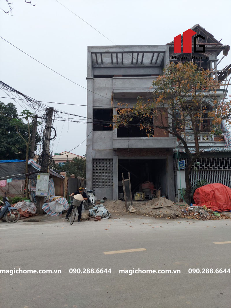 Công trình xây nhà trọn gói tại thị xã Phú Thọ